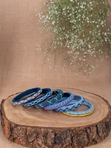 Taasha Craft Prestige Set Of 6 Thread Bangles