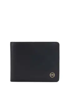 Da Milano Men Textured Leather Money Clip