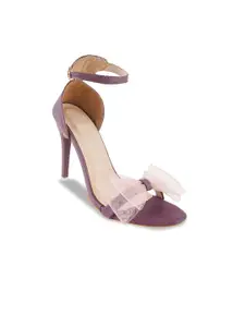 Try Me Stiletto Sandals with Bows