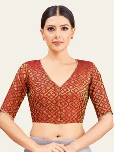 Studio Shringaar Woven Design Saree Blouse