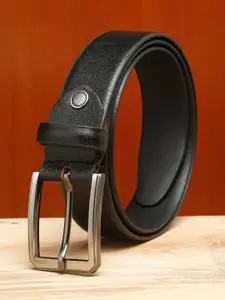 Teakwood Leathers Men Textured Leather Formal Belt