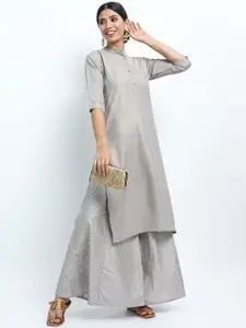 Vishudh Mandarin Collar Straight Kurta