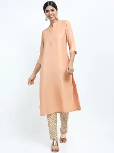 Vishudh Mandarin Collar Straight Kurta