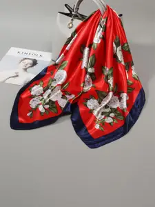 QUECY Women Floral Printed Scarf