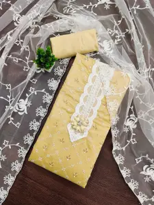 Panzora Printed Modal Silk  Unstitched Dress Material