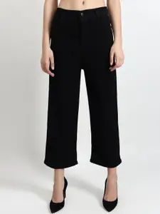 TYFFYN Women Flared High-Rise Highly Distressed Stretchable Jeans