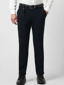 V Dot Men Slim Fit Formal Trousers
