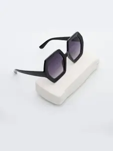 PELLE LUXUR Women Rectangle Sunglasses with UV Protected Lens PL25GS260