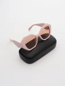 PELLE LUXUR Women Rectangle Sunglasses with UV Protected Lens PL25GS342