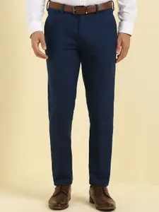 Allen Solly Sport Men Checked Slim Fit Formal Trousers