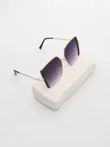 PELLE LUXUR Women Rectangle Sunglasses with UV Protected Lens PL25GS397