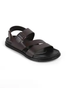 Mochi Men Leather Velcro Comfort Sandals