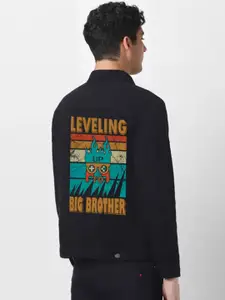 KLIZEN Men Denim Jacket with Embroidered