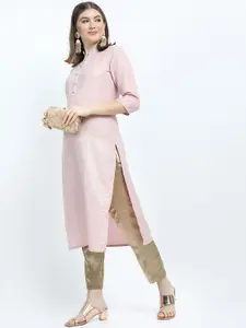 Vishudh Mandarin Collar Straight Kurta