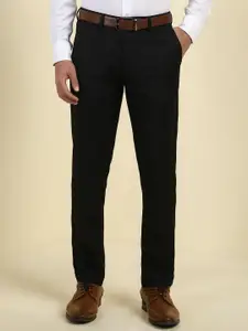 Allen Solly Men Solid Regular Fit Mid-Rise Formal Trousers