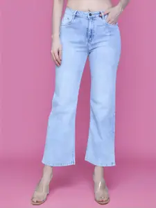 DressBerry Women Bootcut High-Rise Light Fade Stretchable Jeans