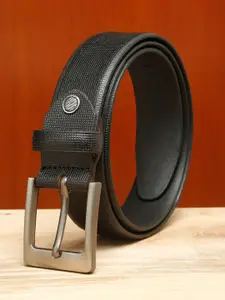 Teakwood Leathers Men Textured Leather Belt