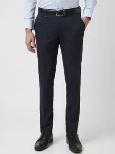 Van Heusen Men Slim Fit Mid-Rise Trousers