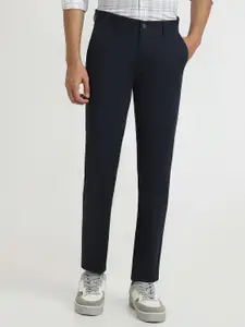 Park Avenue Men Slim Fit Mid-Rise Cotton Trousers