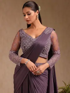 Soch Beads and Stones Ready to Wear Saree With Stitched Blouse