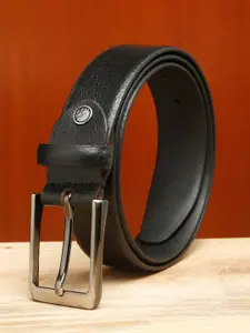 Teakwood Leathers Men Textured Leather Formal Belt