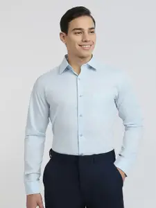 Raymond Pure Cotton Slim-Fit Cutaway Collar Formal Shirt