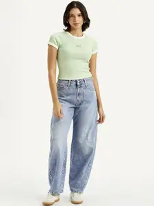 Levis Women Comfort Baggy Fit Mid Rise Jeans