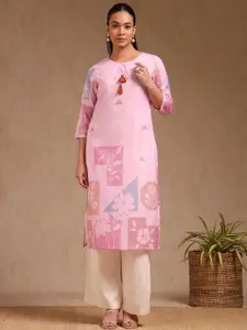 Soch Women Floral Printed Thread Work Kurta