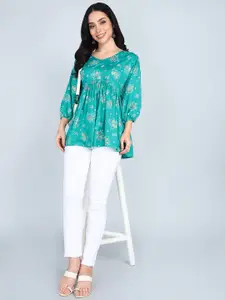 Tviksha Fashion Ethnic Motifs Printed V-Neck Kurti