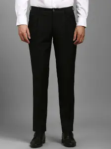 Louis Philippe Men Pleated Formal Trousers