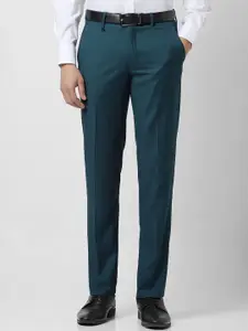 Van Heusen Men Mid-Rise Slim Fit Formal Trousers