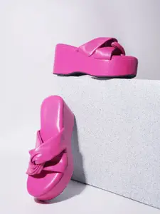 Try Me Women Solid Wedge Sandals