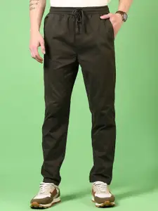 V-Mart Men Pure Cotton Mid Rise Track Pants