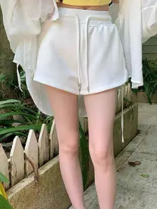 Outzidr Women Side Cutout Shorts