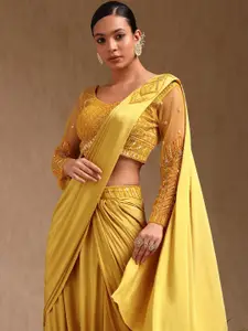 Soch Solid Beads and Stones Ready to Wear Saree