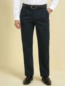 Allen Solly Men Pleated Regular Fit Formal Trousers