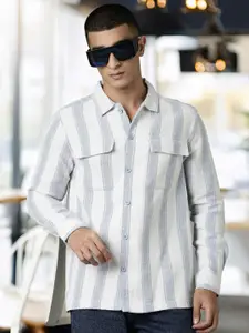 Kook N Keech Men Standard Striped Casual Shirt