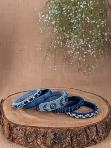 Taasha Craft Set Of 5 Thread Bangles