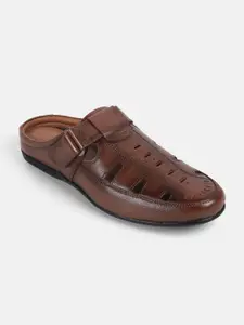 Mochi Men Leather Shoe Style Sandals