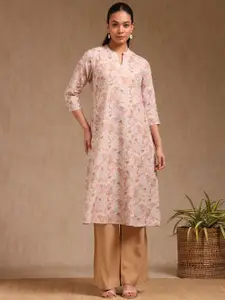 Soch Women Floral Printed Festive Cotton A-Line Kurta