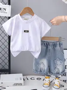 INCLUD Boys Printed T-shirt with Shorts