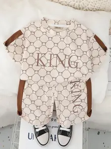 INCLUD Boys Printed T-shirt with Shorts