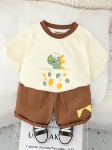 INCLUD Boys Printed T-shirt with Shorts