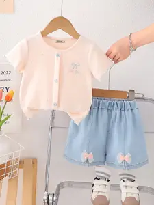 INCLUD Girls Top with Shorts