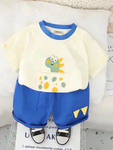 INCLUD Boys Printed T-shirt with Shorts