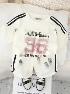 INCLUD Boys Printed T-shirt with Shorts