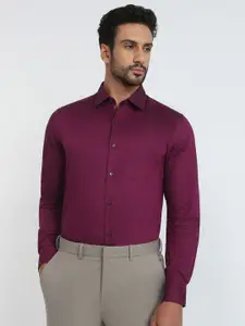 Raymond Pure Cotton Contemporary-Fit Semicutaway Formal Shirt