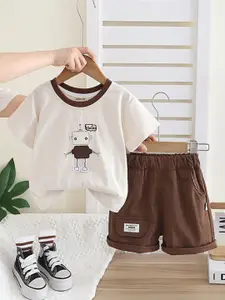 INCLUD Boys Printed T-shirt with Shorts
