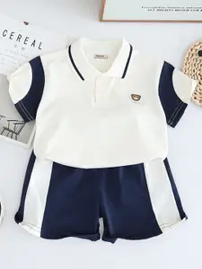 INCLUD Boys Colourblocked T-shirt with Shorts