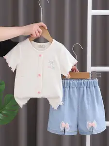 INCLUD Girls Top with Shorts